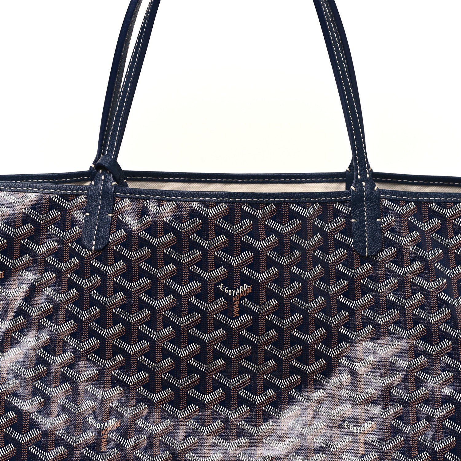Goyard Goyardine Saint Louis GM Navy 9 of 12