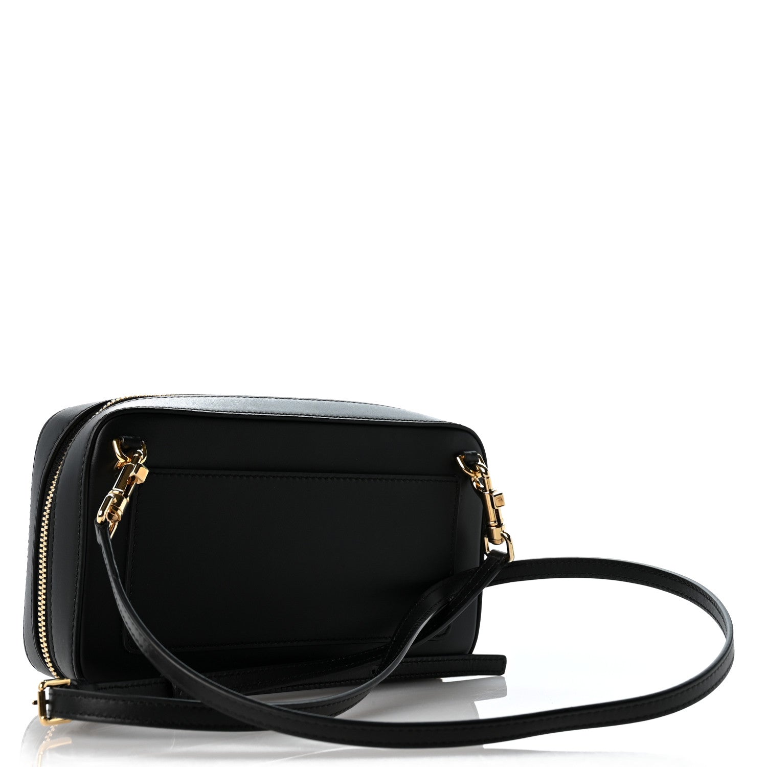Dolce & Gabbana Calfskin Small DG Logo Camera Crossbody Bag Black 2 of 10