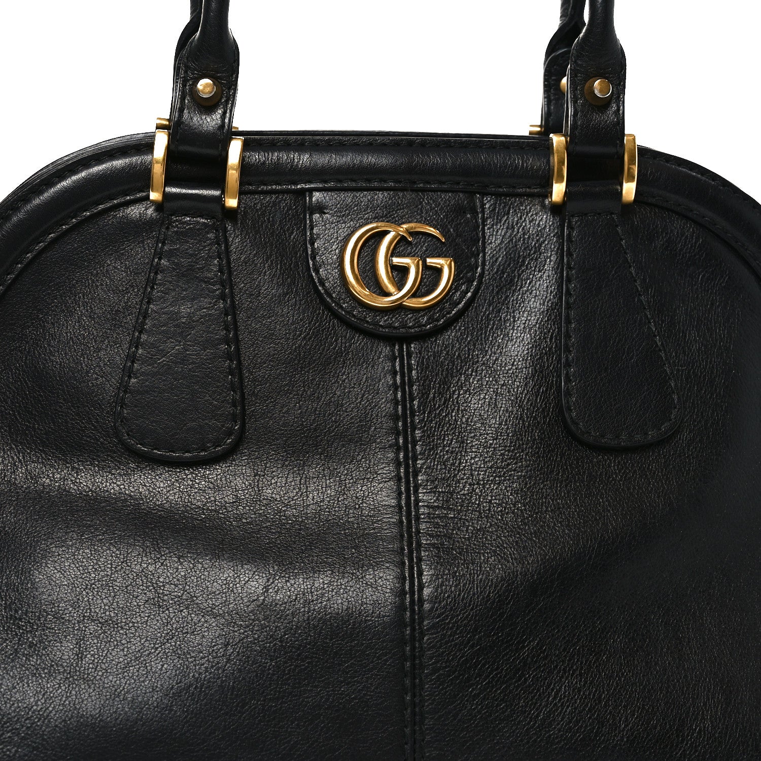 Gucci Calfskin Large Re(Belle) Top Handle Bag Black 9 of 11