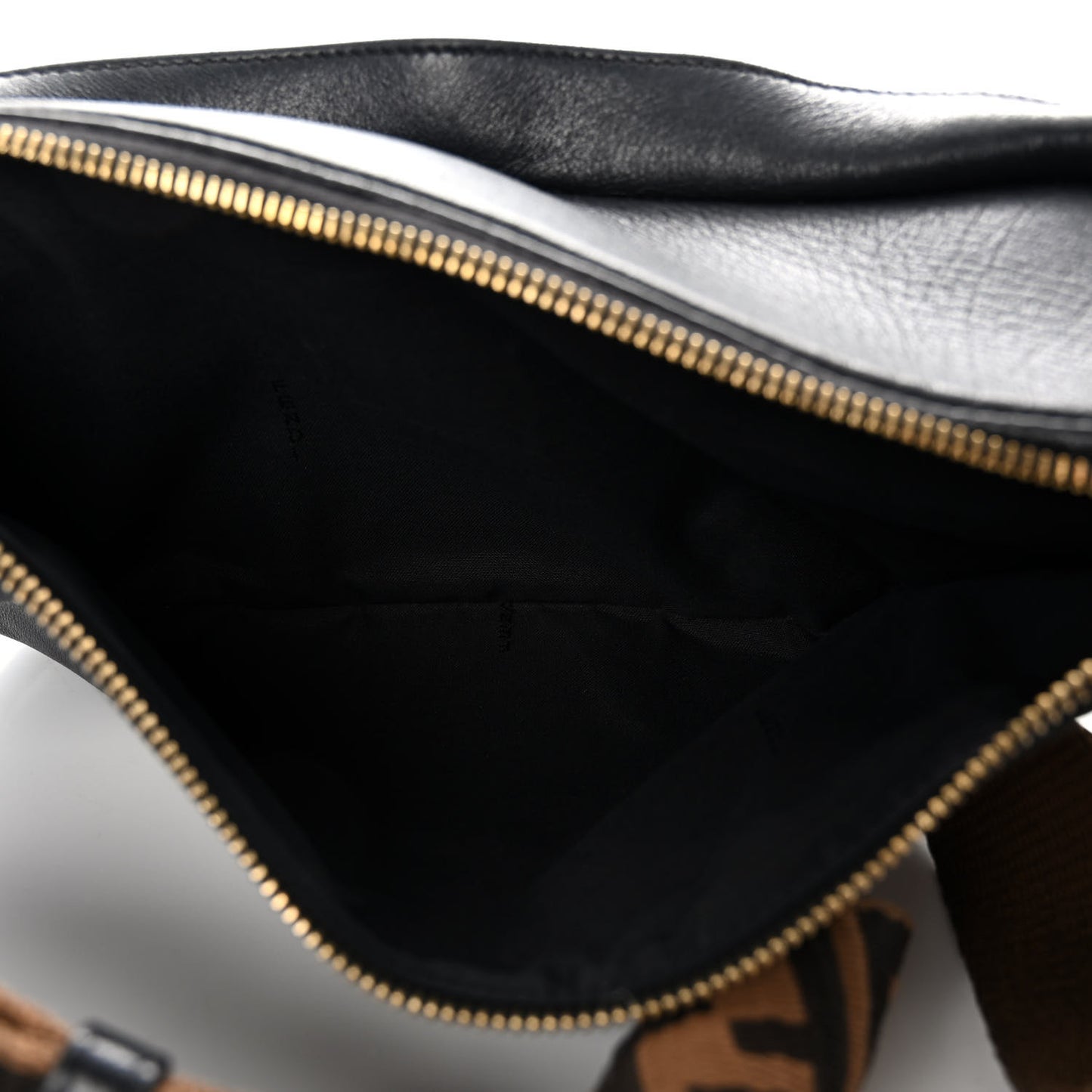 Nappa Apolo Baguette Belt Bag Black Tobacco