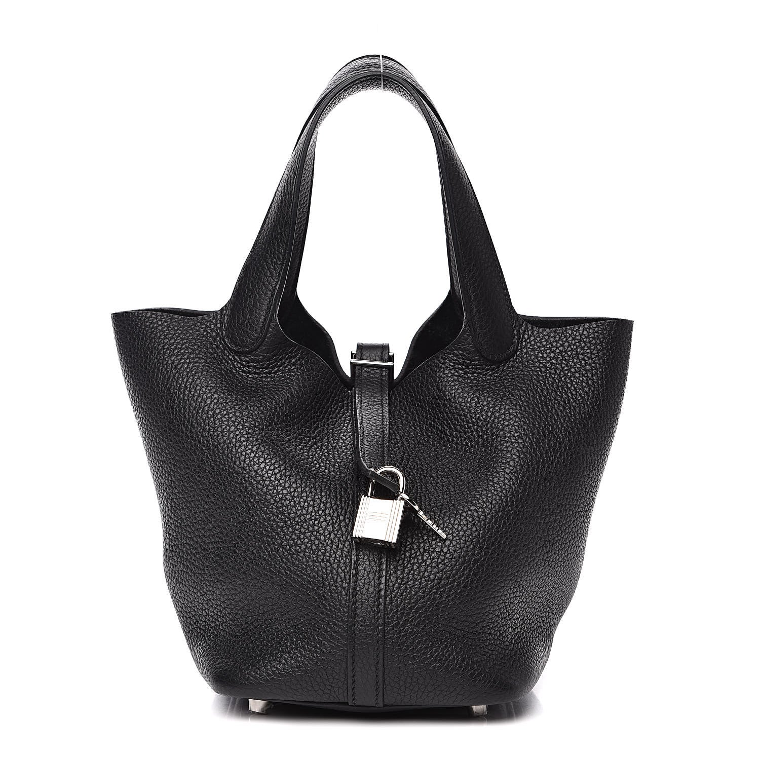 Hermes Taurillon Clemence Picotin Lock 18 PM Black 1 of 10