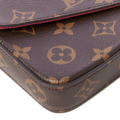 Louis Vuitton Monogram Pochette Felicie Chain Wallet Fuchsia 6 of 9