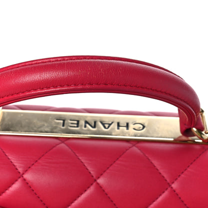Chanel Lambskin Quilted Small Trendy CC Flap Dual Handle Bag Pink 15 of 17