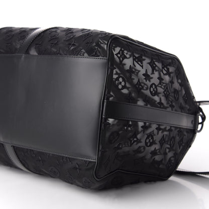 Louis Vuitton Monogram See Through Keepall Bandouliere 50 Black 11 of 11
