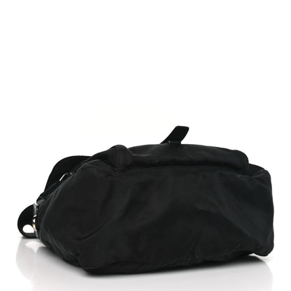 Prada Nylon Vela Saffiano Single Buckle Messenger Shoulder Bag Black 4 of 8