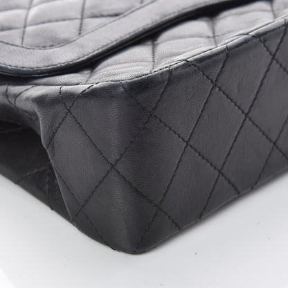 Chanel Lambskin Quilted Medium Double Flap Black 6 of 17
