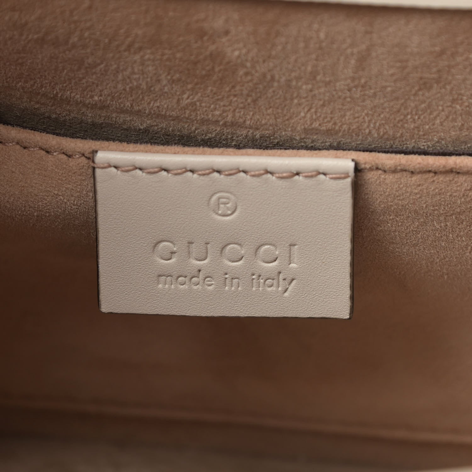 Gucci Calfskin Mini Sylvie Top Handle Bag White 6 of 12