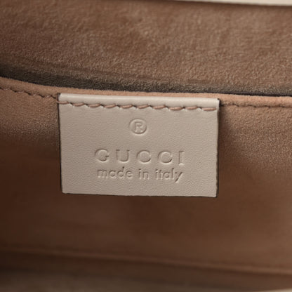 Gucci Calfskin Mini Sylvie Top Handle Bag White 6 of 12