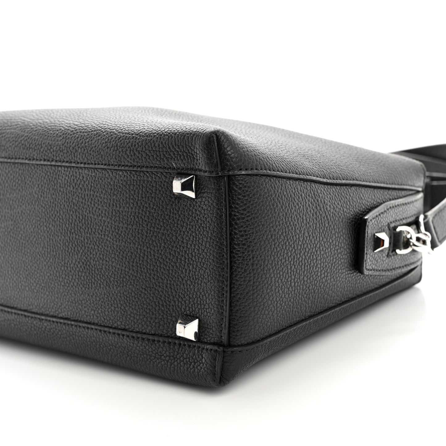 Grained Calfskin Medium Ella Boston Black