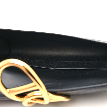 Hermes Shiny Niloticus Crocodile Egee Clutch Black 7 of 12