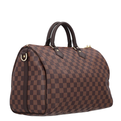 Louis Vuitton Damier Ebene Speedy Bandouliere 35 3 of 9
