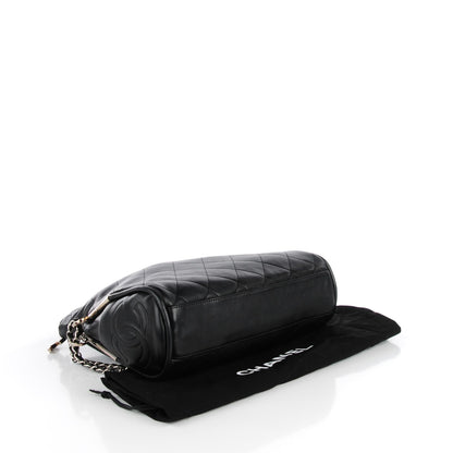 Chanel Lambskin Stitched Medium Ultimate Soft Tote Black 4 of 8