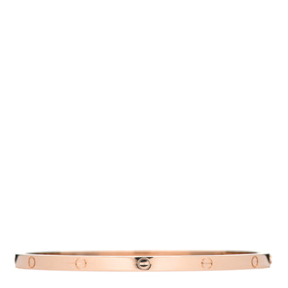 Cartier 18K Pink Gold Small LOVE Bracelet 18 3 of 4