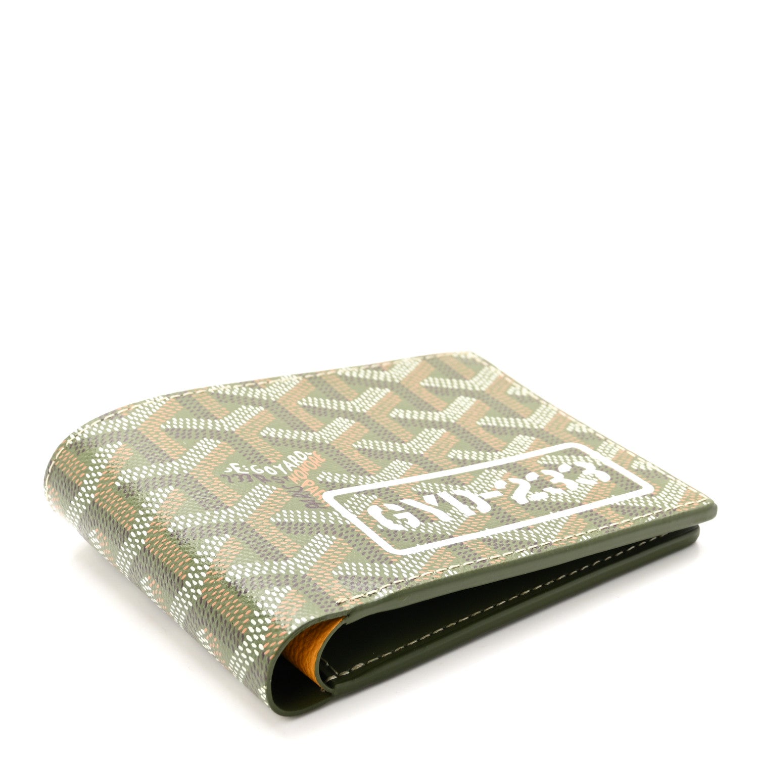 Goyard Goyardine Bi-Fold Victoire PM Wallet Khaki 4 of 7