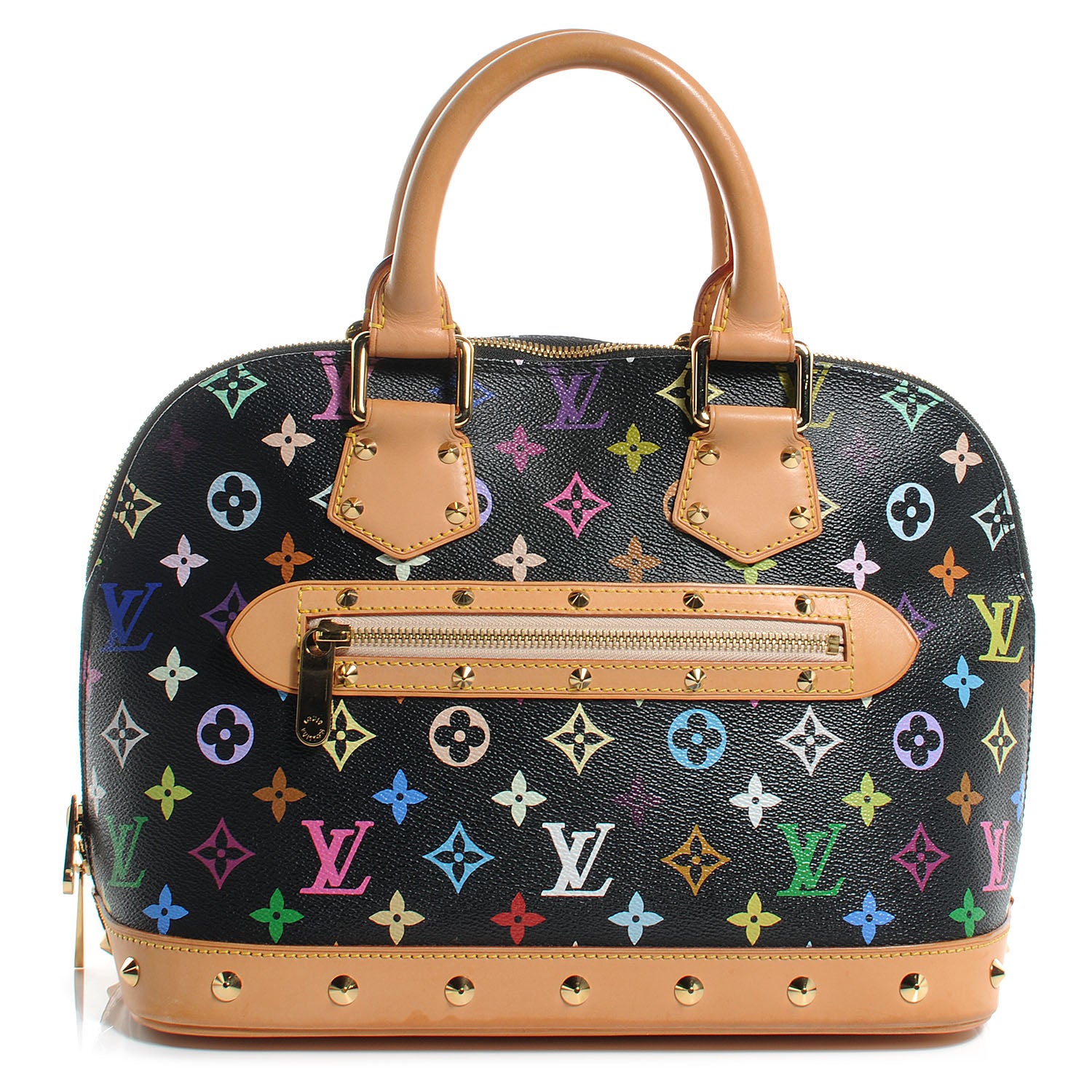 Louis Vuitton Monogram Multicolor Alma Black 1 of 7