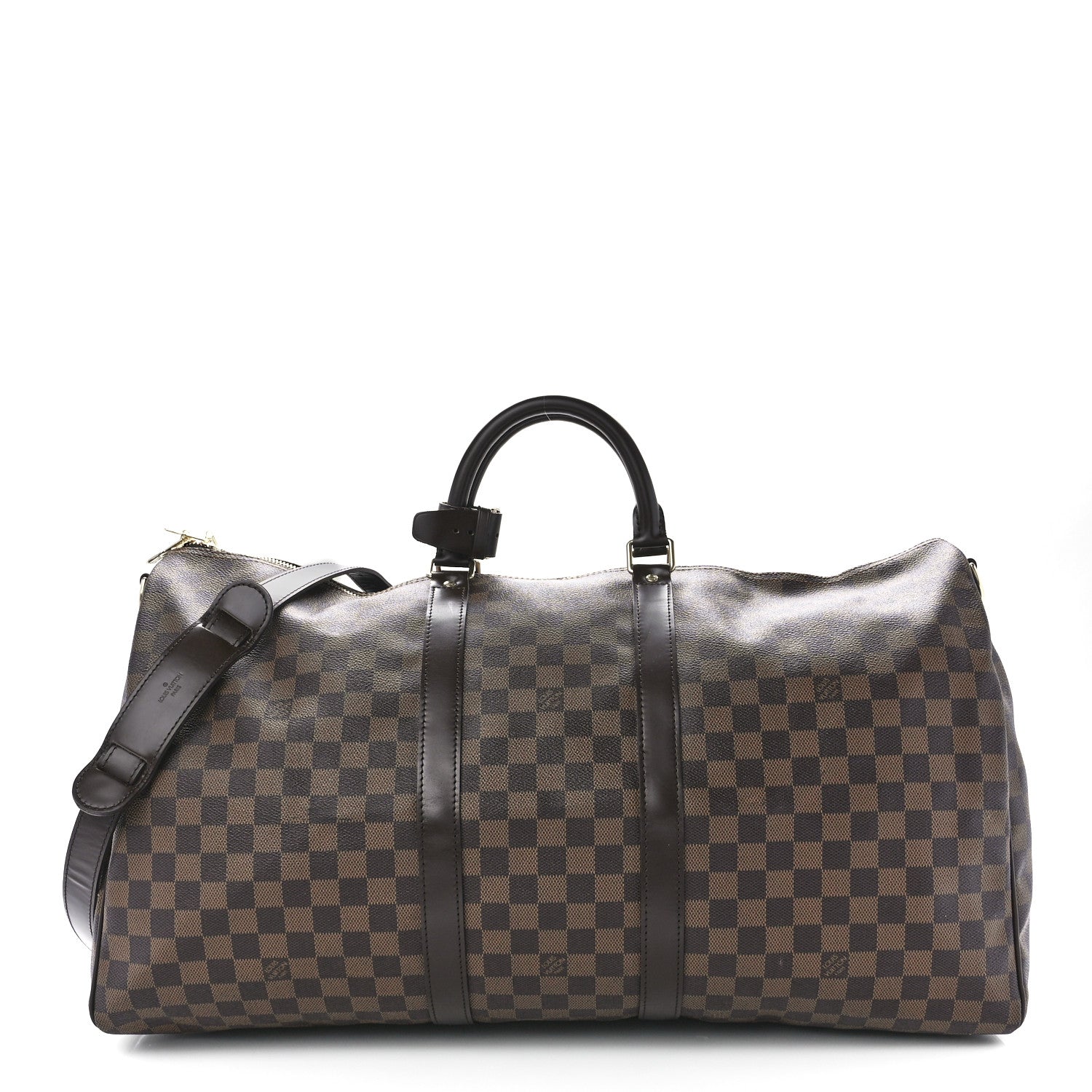 Louis Vuitton Damier Ebene Keepall Bandouliere 55 1 of 11