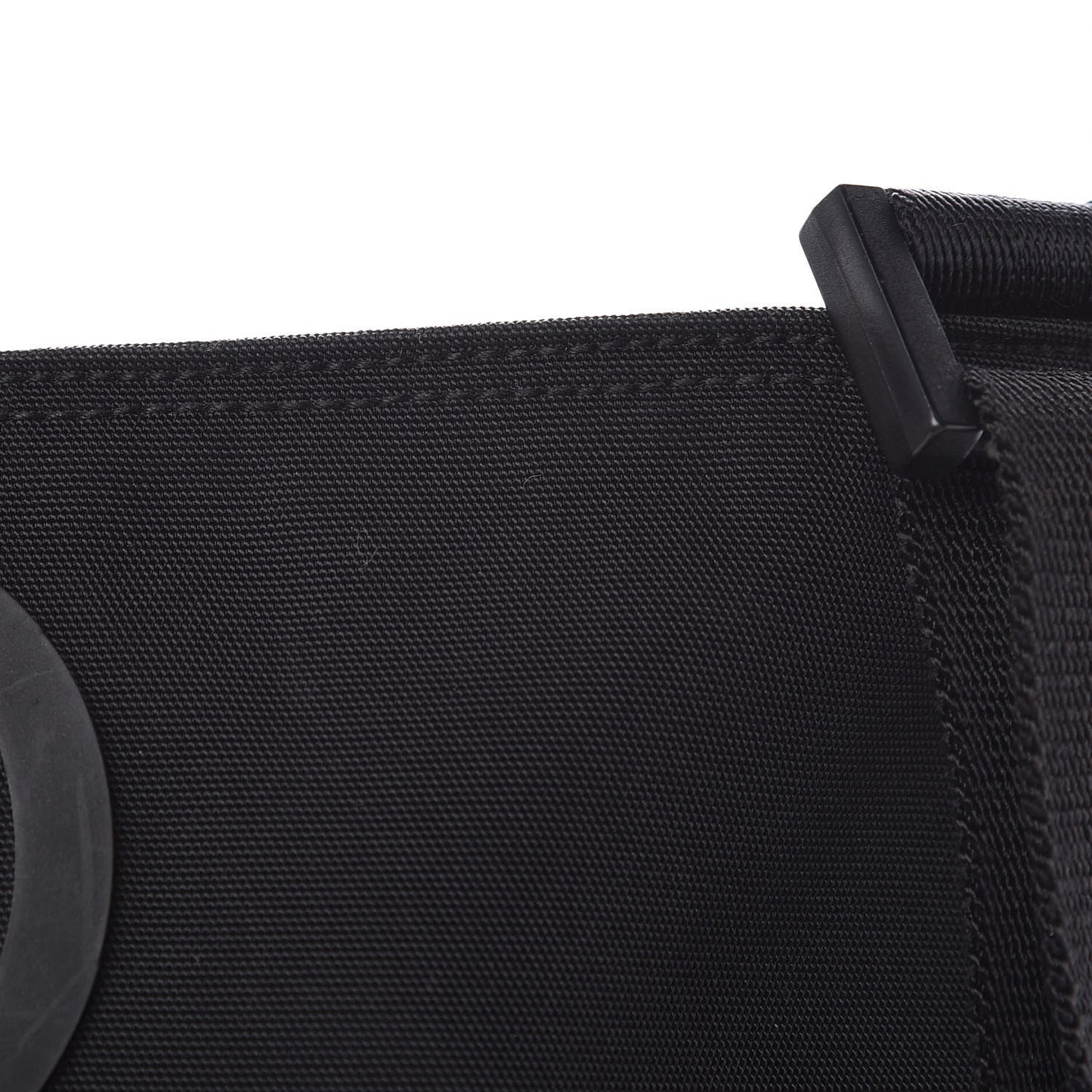 Nylon Web Interlocking G Messenger Bag Black