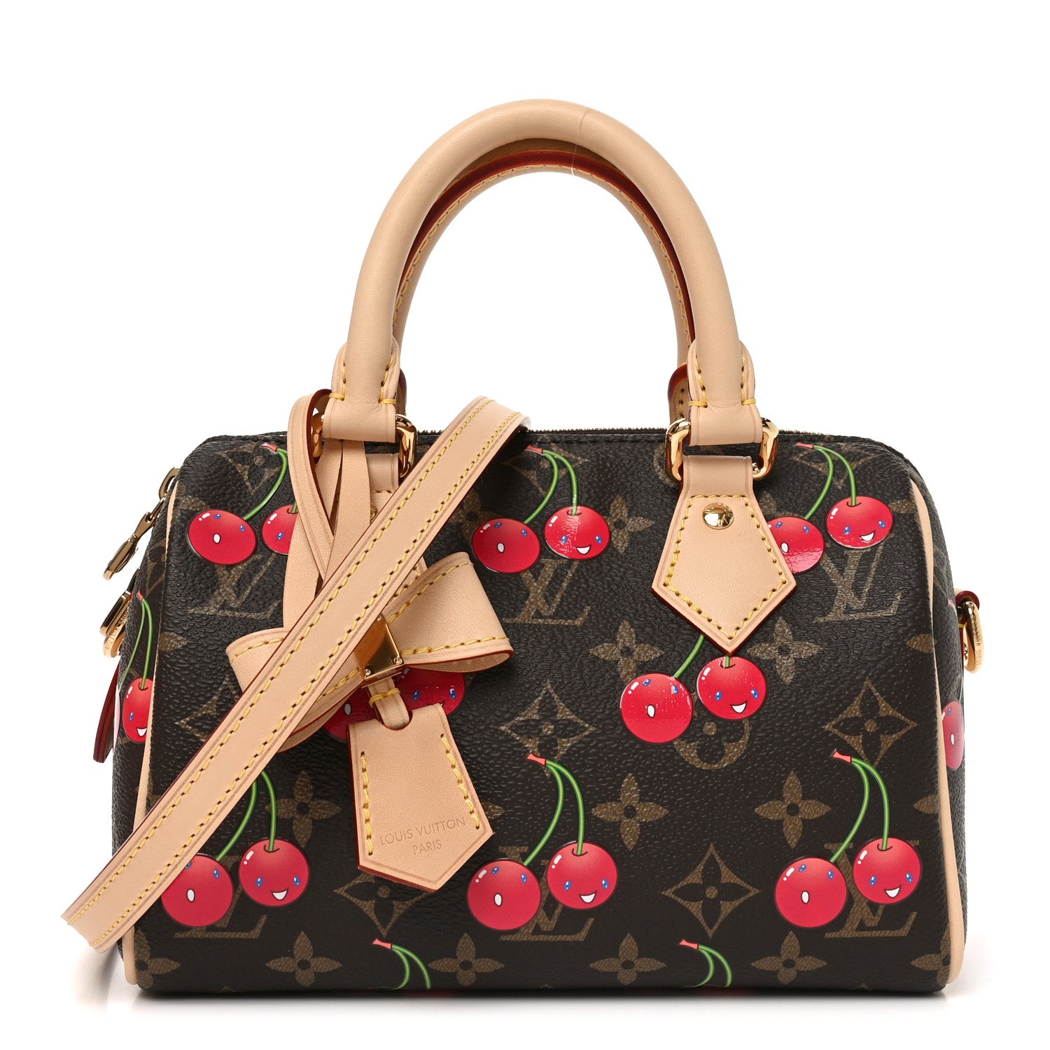 Louis Vuitton LV X TM Monogram Cerises Speedy Bandouliere 20 1 of 10