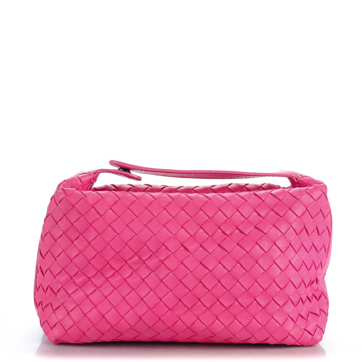 Nappa Intrecciato Cosmetic Case Pink