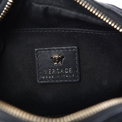 Versace Nappa Embroidered Baroque Palazzo Camera Bag Black 6 of 9