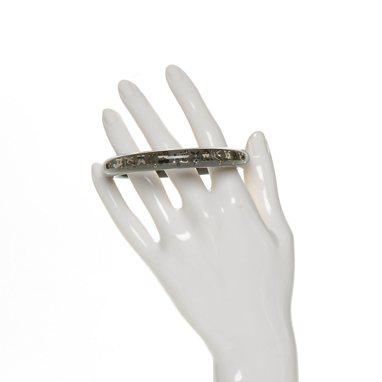 Resin Swarovski Small Inclusion Bracelet PM Grey