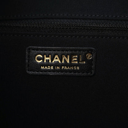 Chanel Caviar Quilted Small Shopping Tote Black 9 of 10