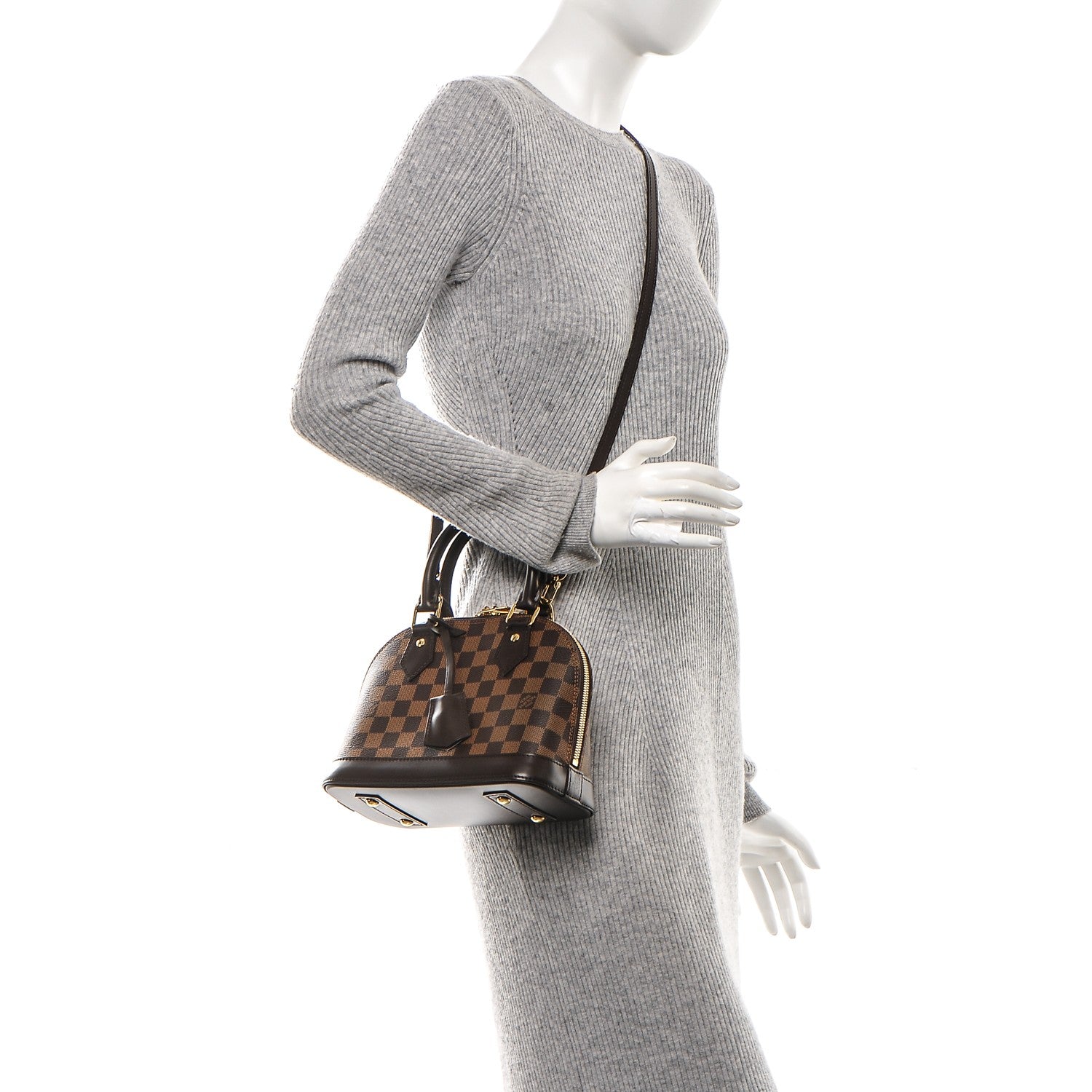 Louis Vuitton Damier Ebene Alma BB 2 of 8