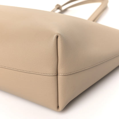 Saint Laurent Calfskin Large Shopping Tote Dark Toffee 10 of 10