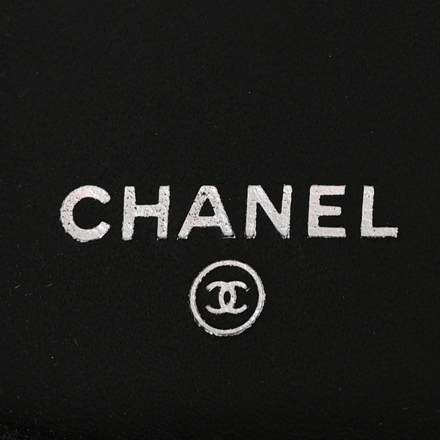 Chanel Glittered Calfskin Quilted Large Zip Around Organizer Wallet Black 6 of 9