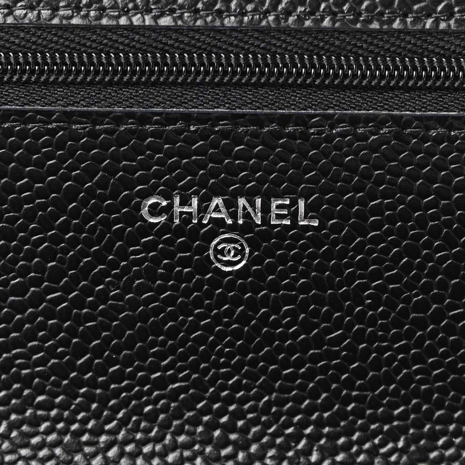 Chanel Caviar Quilted Wallet On Chain WOC Black 6 of 12