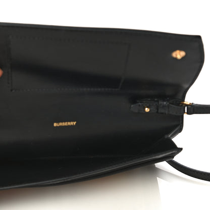 Burberry Calfskin Vintage Check Phone Pocket Crossbody Archive Beige Black 5 of 10