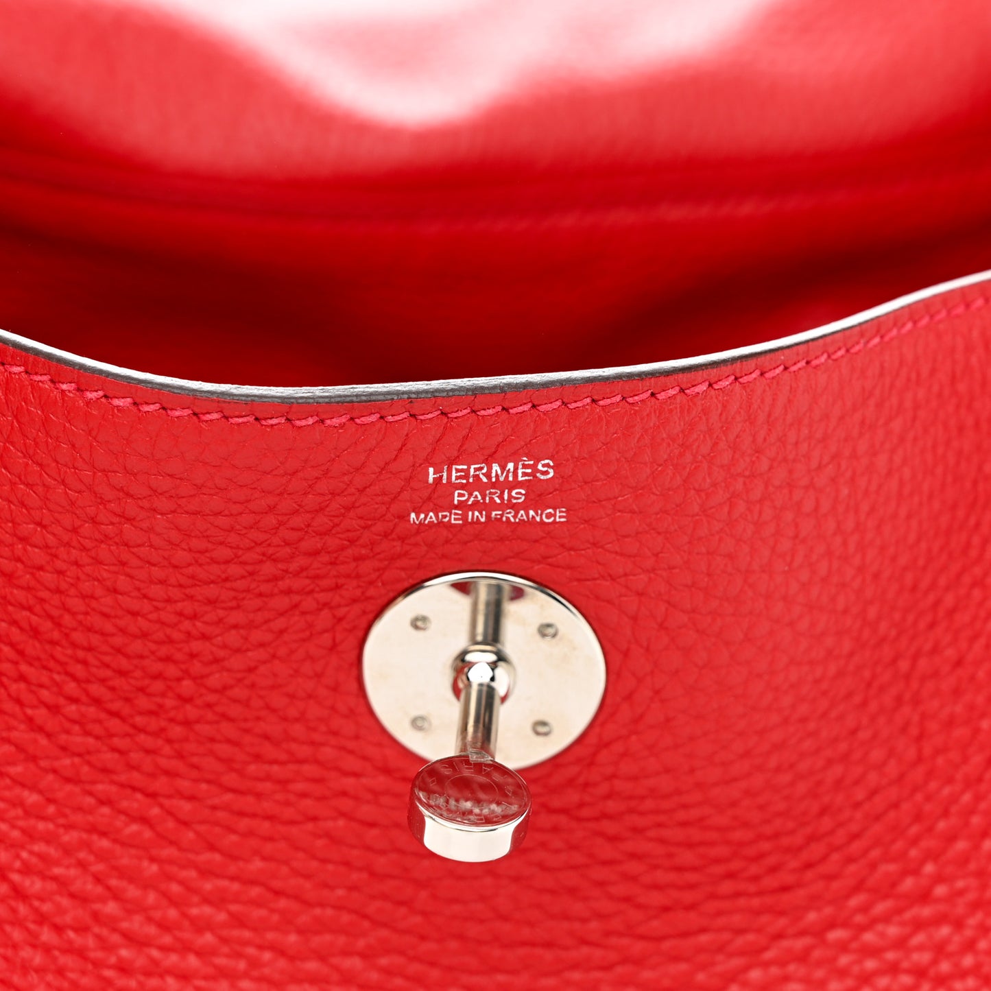 Taurillon Clemence Lindy 26 Rouge Casaque