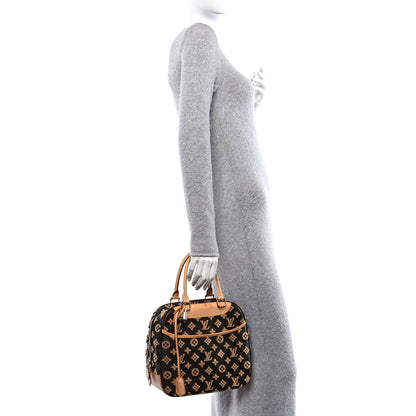 Louis Vuitton Monogram Tuffetage Deauville Cube Caramel 2 of 10