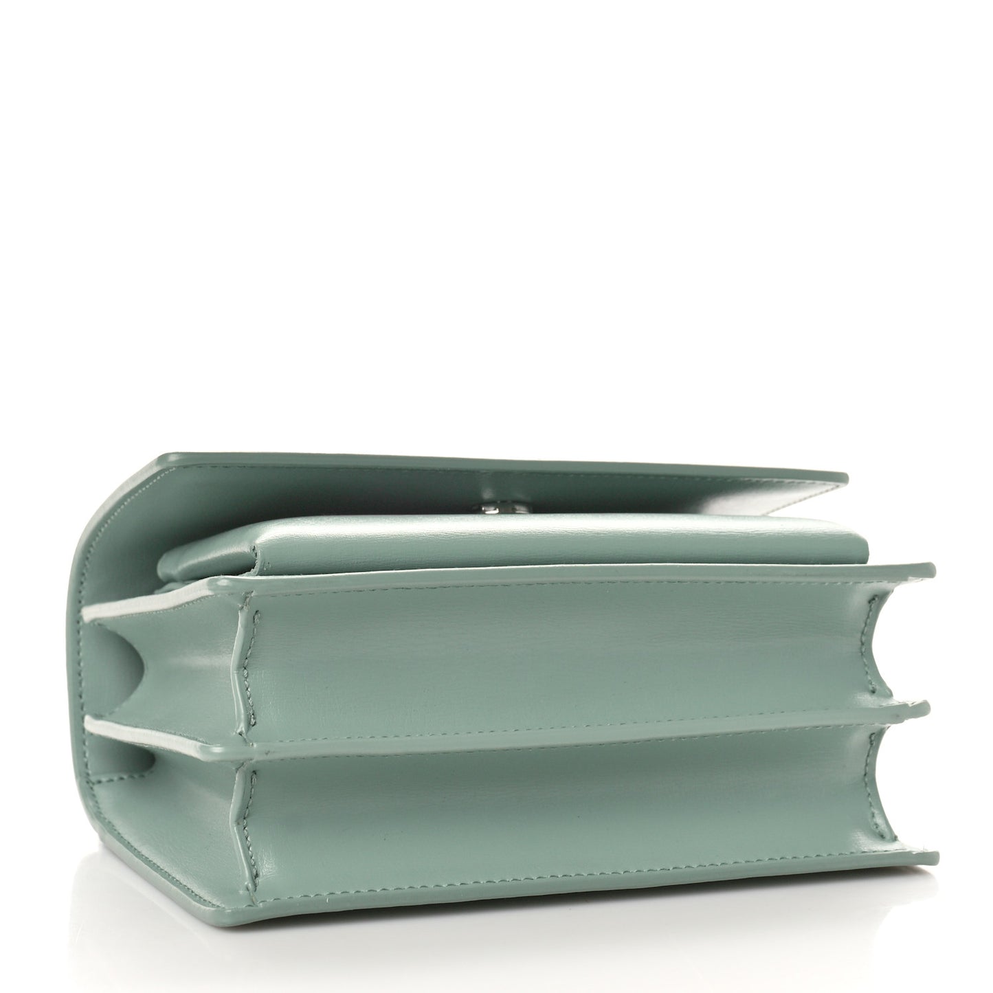 Calfskin Small Monogram Sunset Vert Opaline