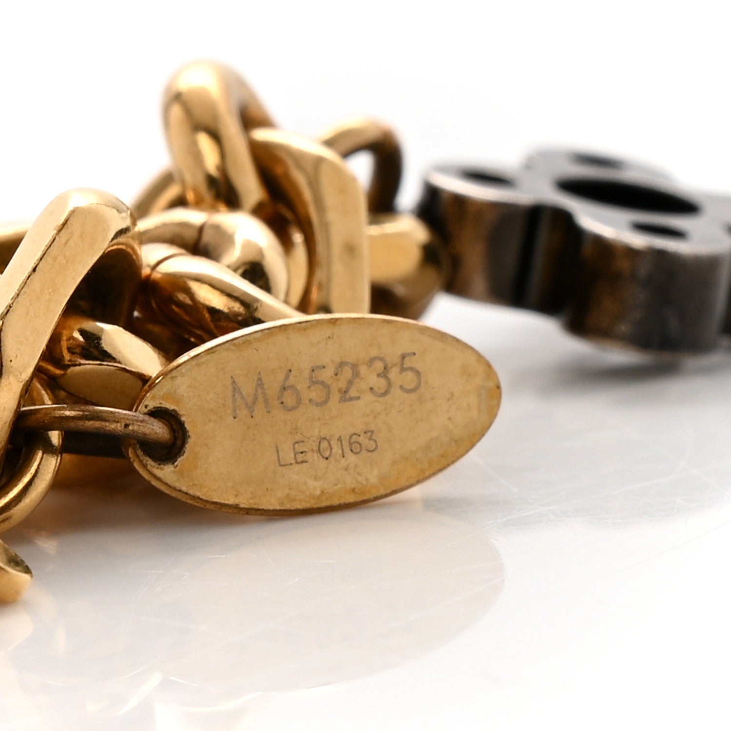 Louis Vuitton Monogram Hide and Seek Bracelet Gold 6 of 8