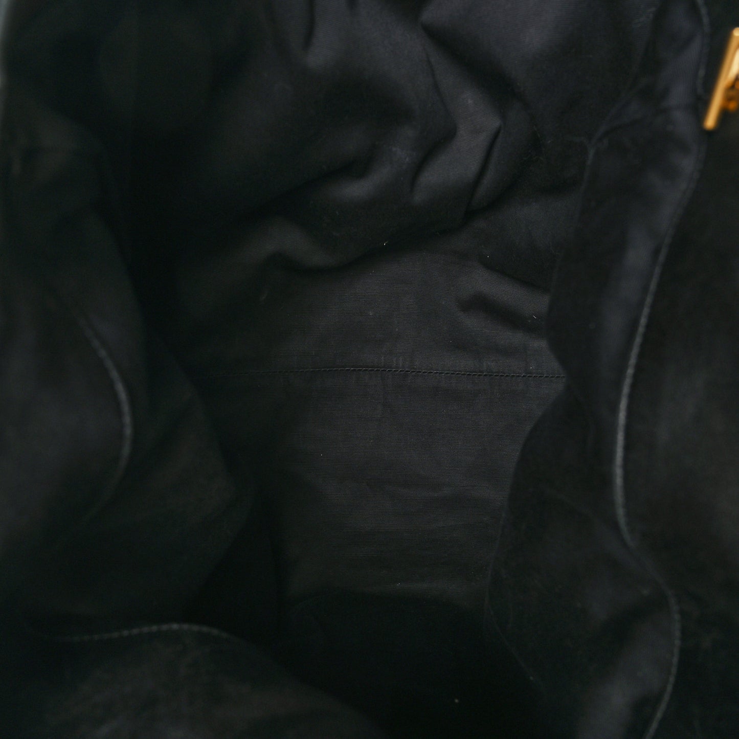 SAINT LAURENT Lambskin Quilted Maxi Icare Shopping Tote Black