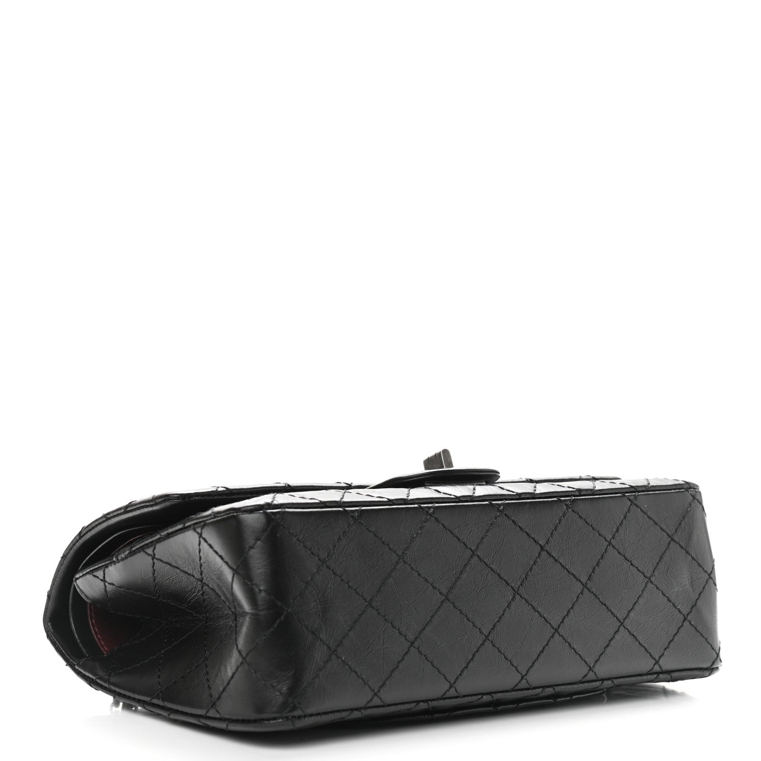 Chanel Aged Calfskin Quilted 2.55 Reissue 225 Flap Black 4 of 10
