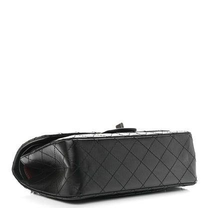 Chanel Aged Calfskin Quilted 2.55 Reissue 225 Flap Black 4 of 10