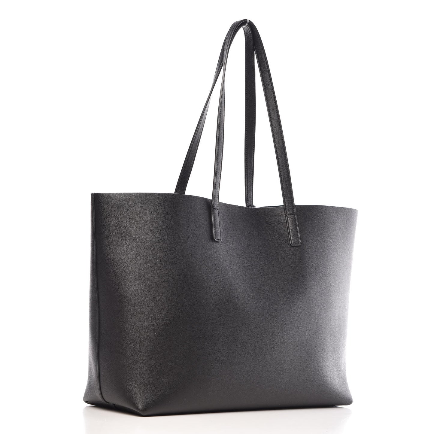 Calfskin Large Shopping Tote Black