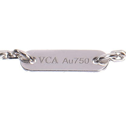 Van Cleef & Arpels 18K White Gold Turquoise Sweet Alhambra Butterfly Bracelet 4 of 6