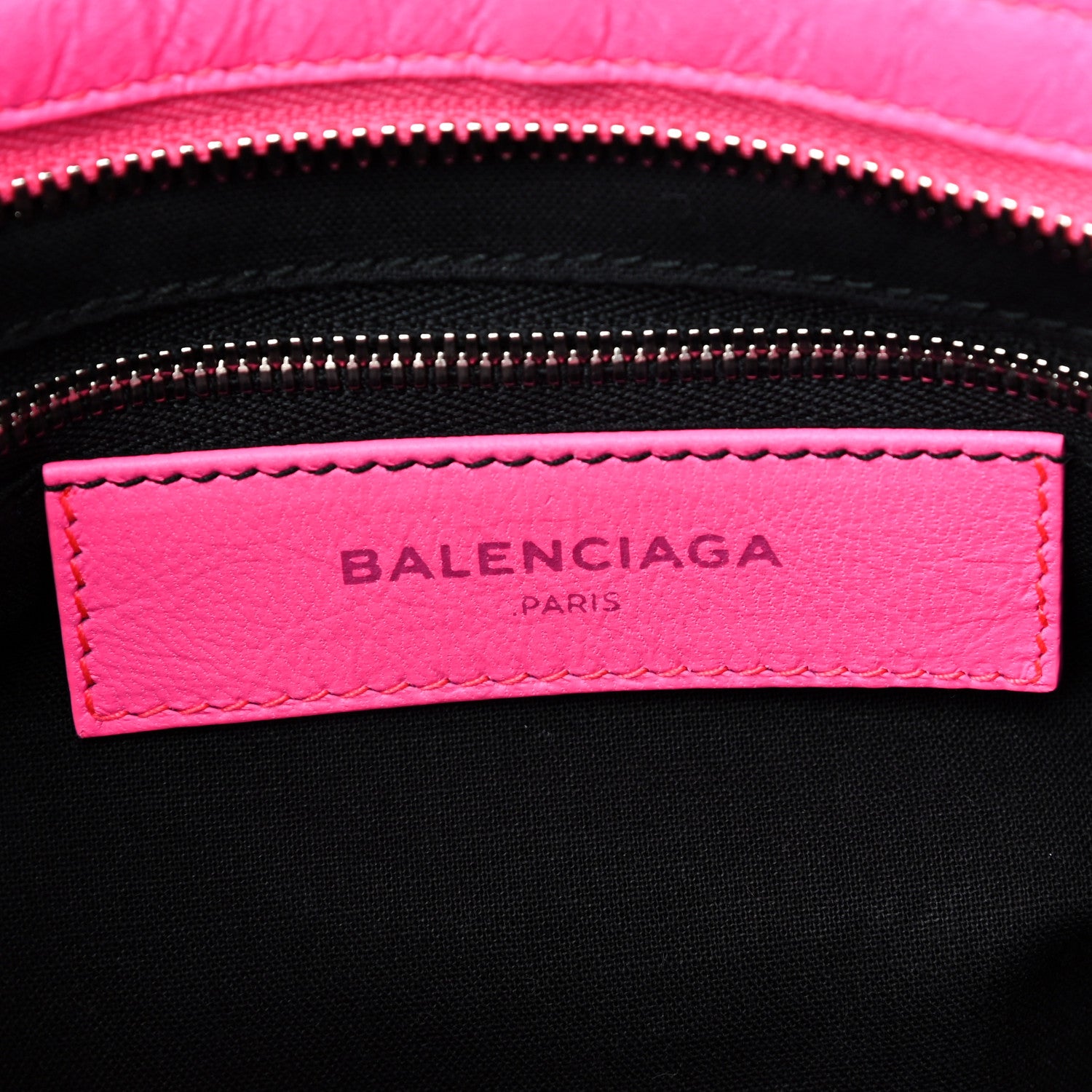 Balenciaga Agneau Classic Silver Hardware S City Rose Fluo 9 of 11