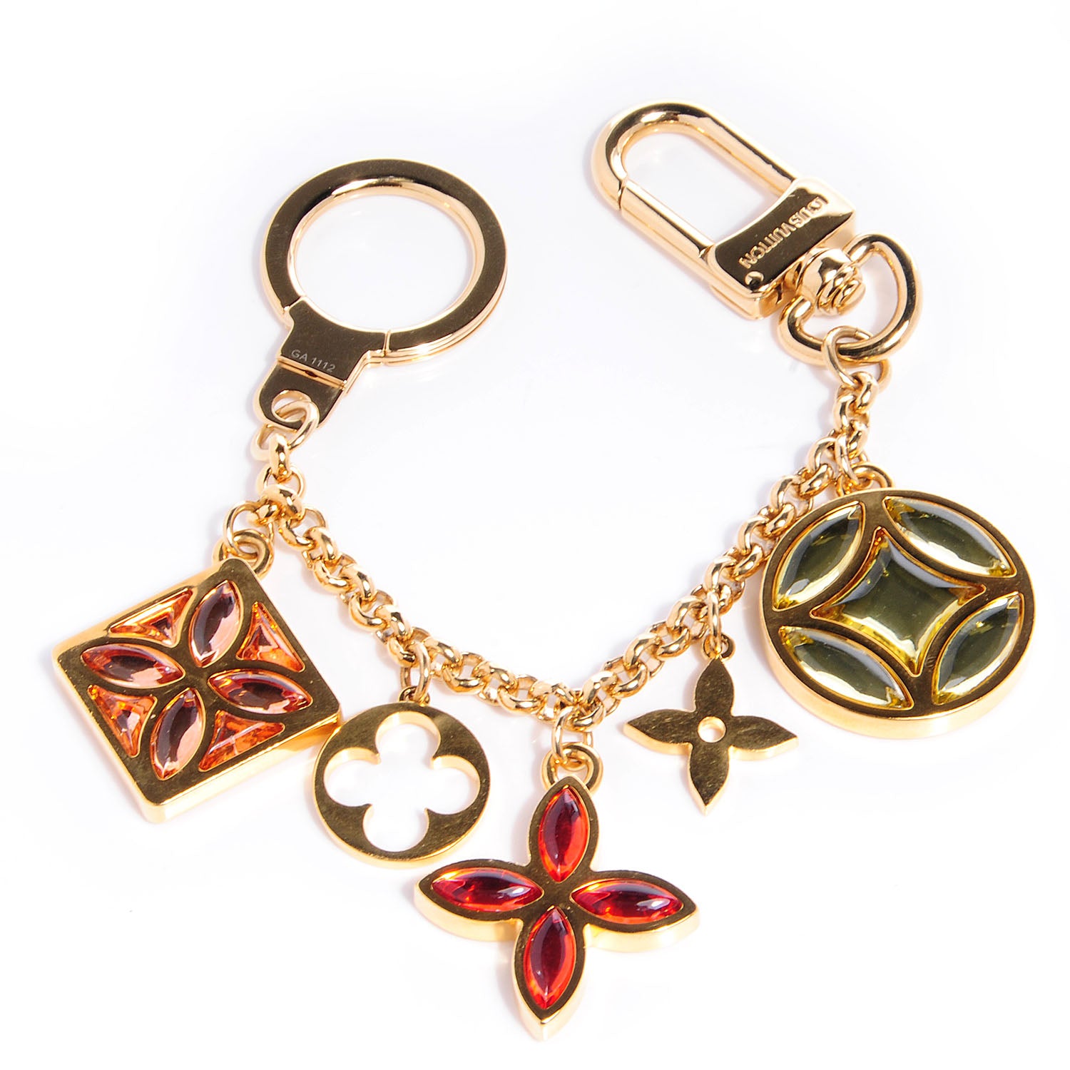Louis Vuitton Ice Flower Key Chain Bag Charm 1 of 5