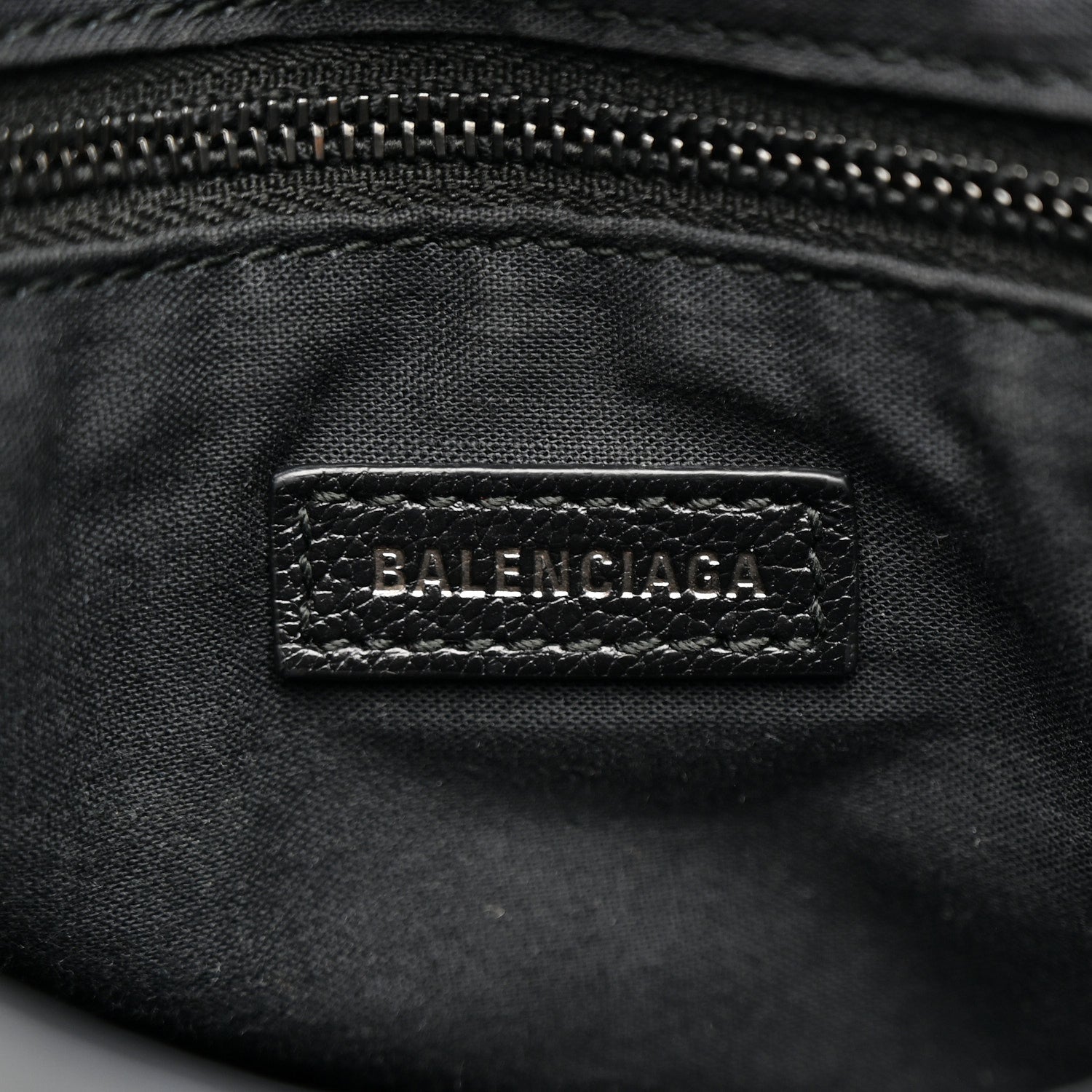 Balenciaga Chevre Black Metallic Edge Hardware S City Black 6 of 11