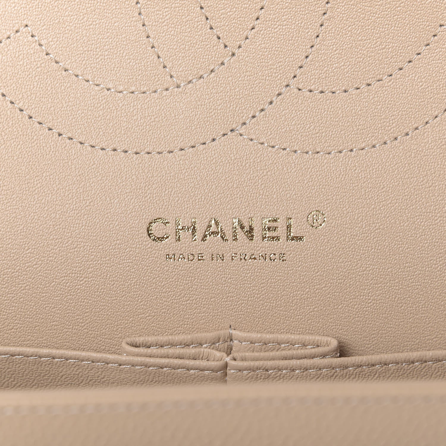 Chanel Caviar Quilted Jumbo Double Flap Beige Clair 8 of 10