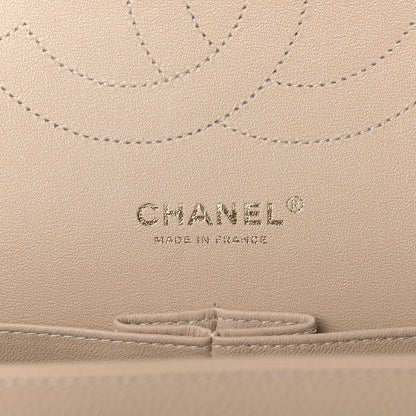 Chanel Caviar Quilted Jumbo Double Flap Beige Clair 8 of 10