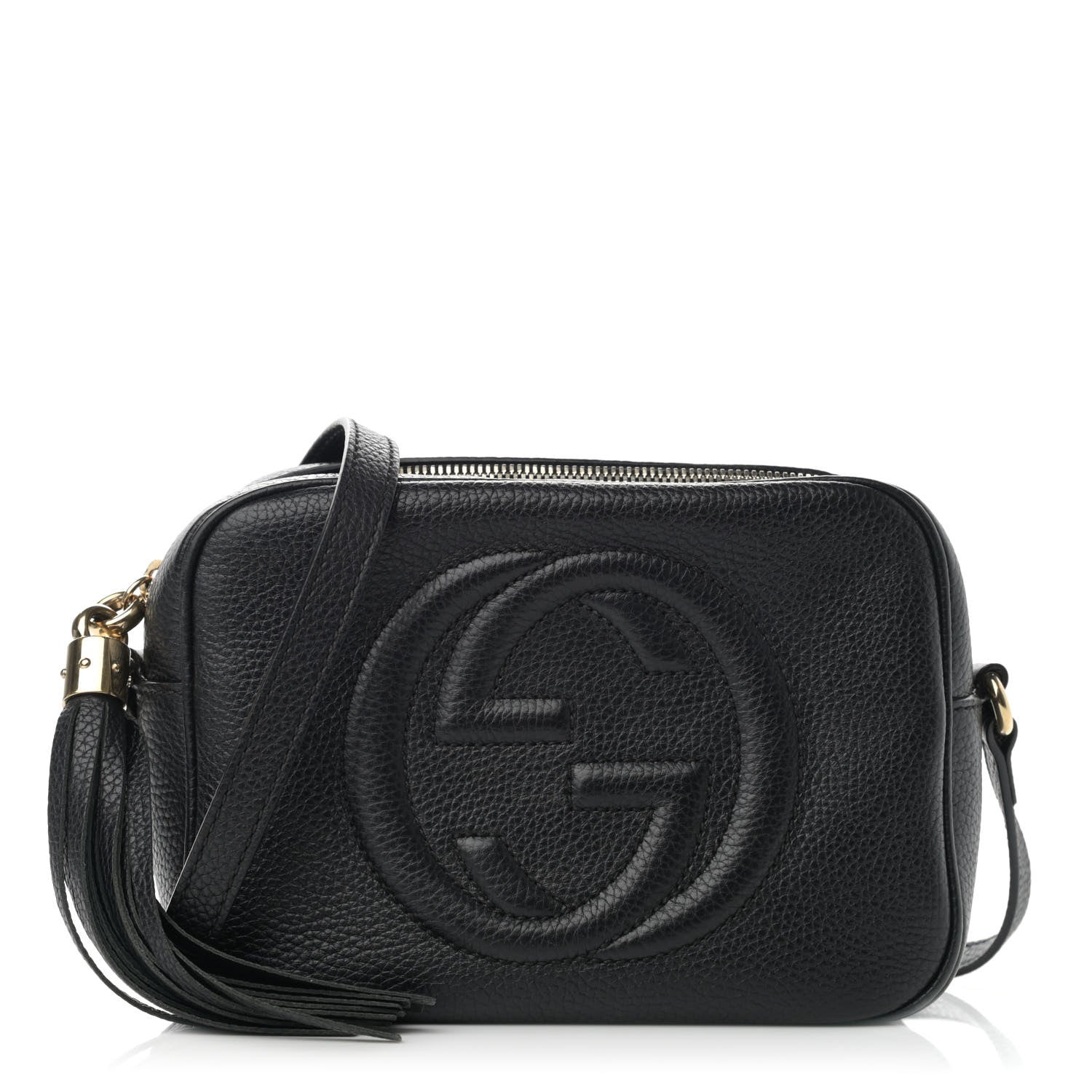 Gucci Pebbled Calfskin Small Soho Disco Bag Black 1 of 15