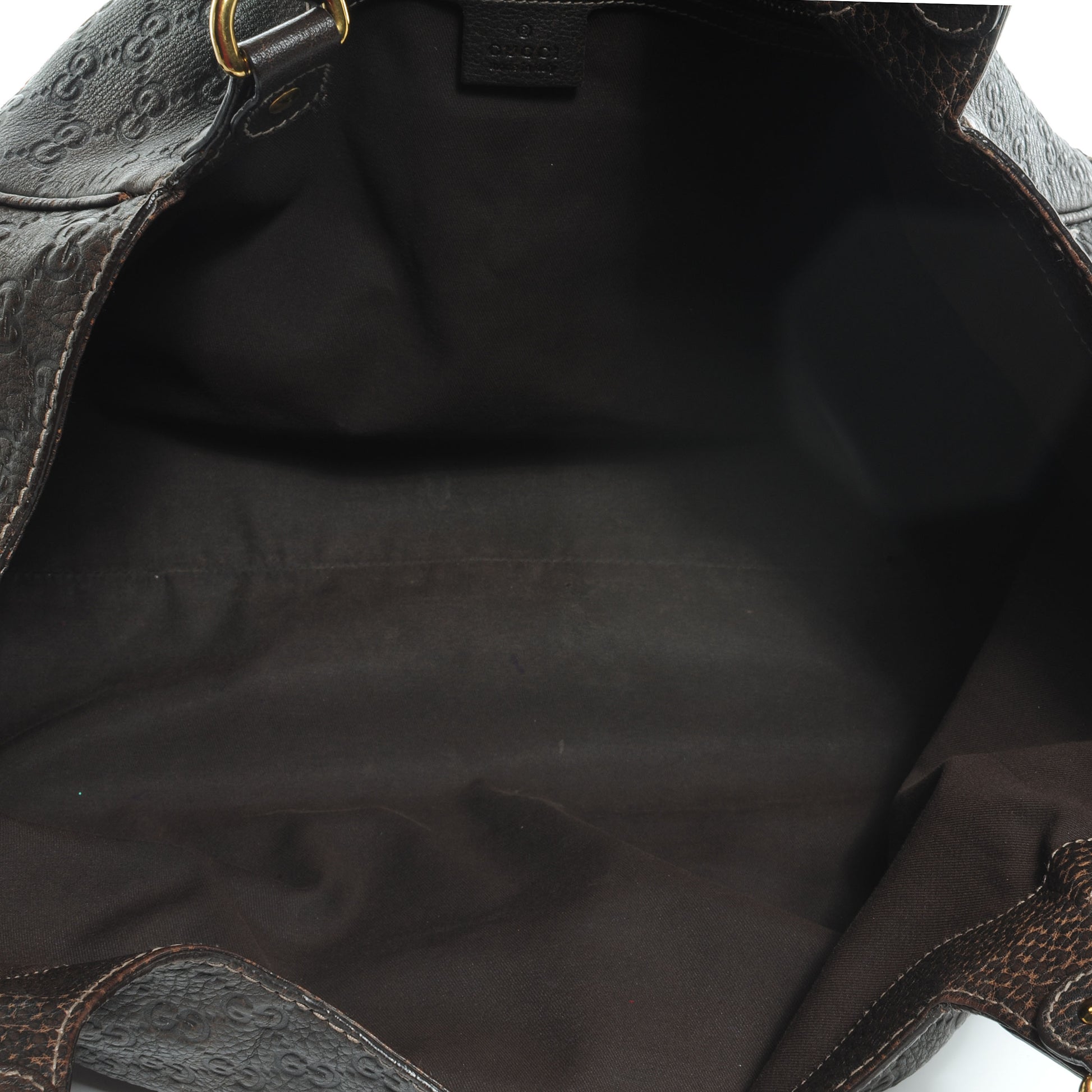 Gucci Guccissima New Pelham Large Shoulder Bag Dark Brown 5 of 8