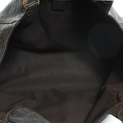 Gucci Guccissima New Pelham Large Shoulder Bag Dark Brown 5 of 8