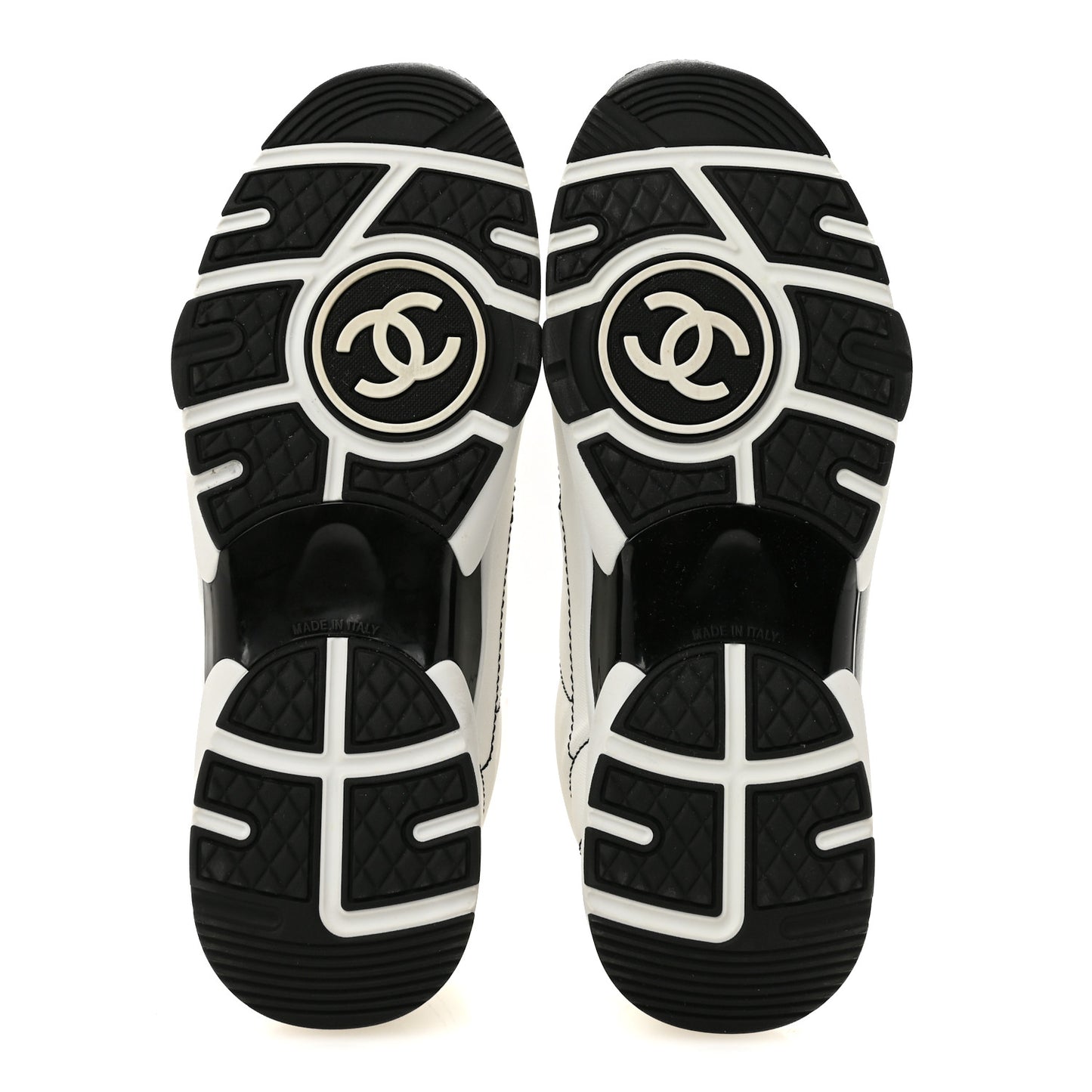 Cotton Womens CC Sneakers 39.5 White Black