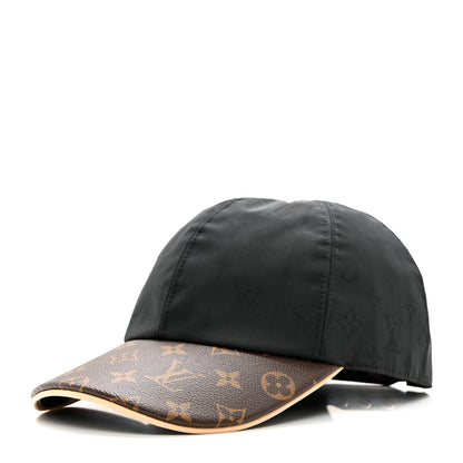 Louis Vuitton Polyester Silk Monogram LV Get Ready Cap L Black 1 of 8